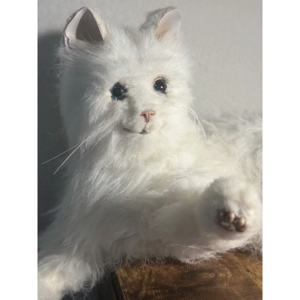 VINTAGE 2009 FurReal Friends Lulu My Cuddlin Kitty Cat White Hasbro - Video!